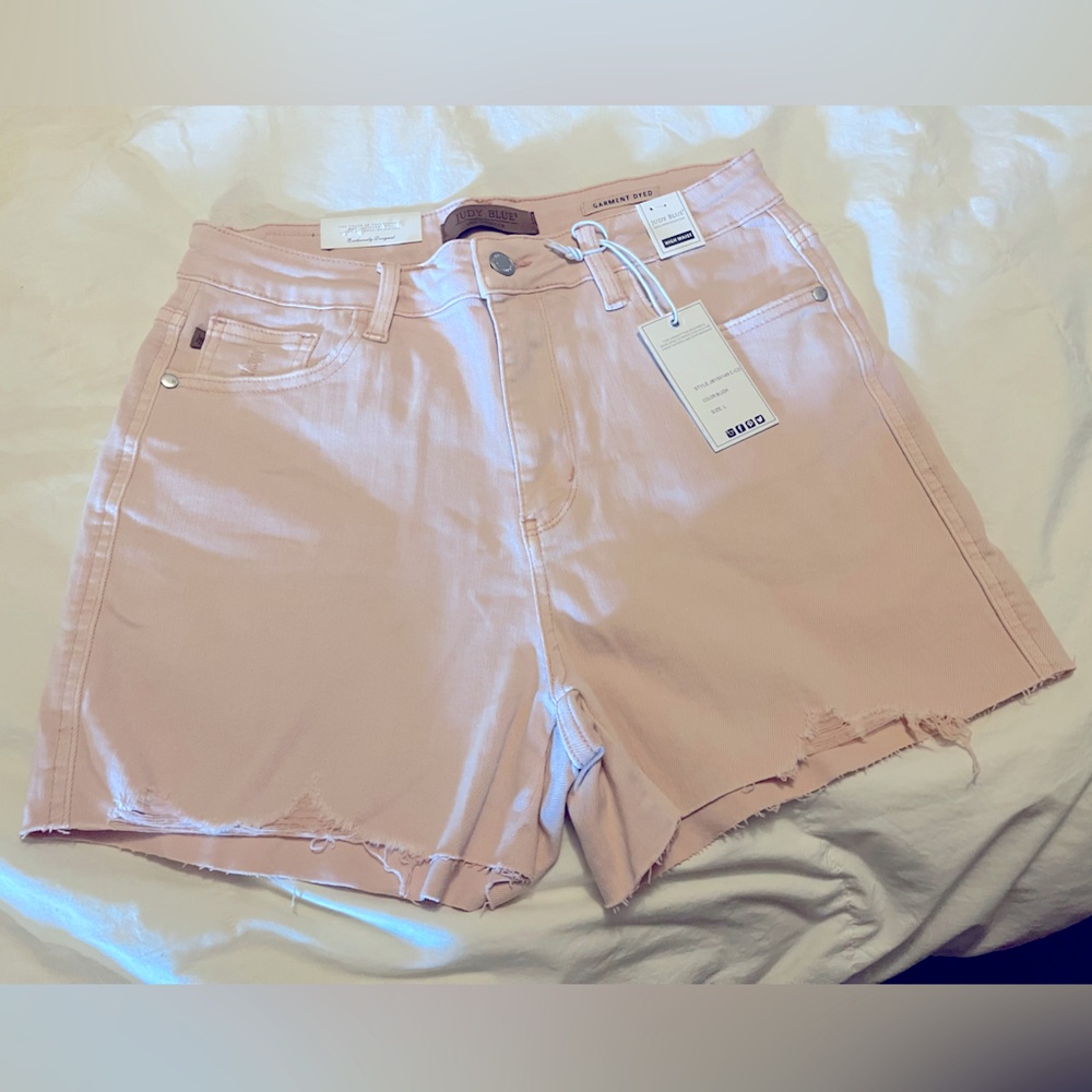 Judy Blue High Waist Blush Jean Shorts